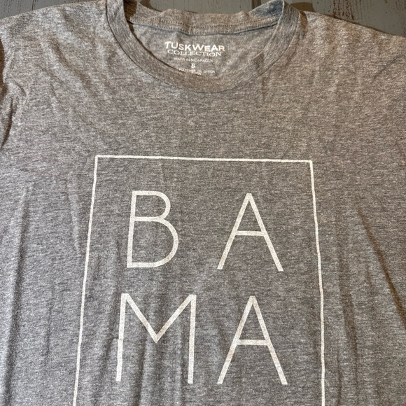 Tuskwear Tops - Tuskwear Collection Alabama Crimson Tide Tee Tshirt Gray BAMA Women's Small